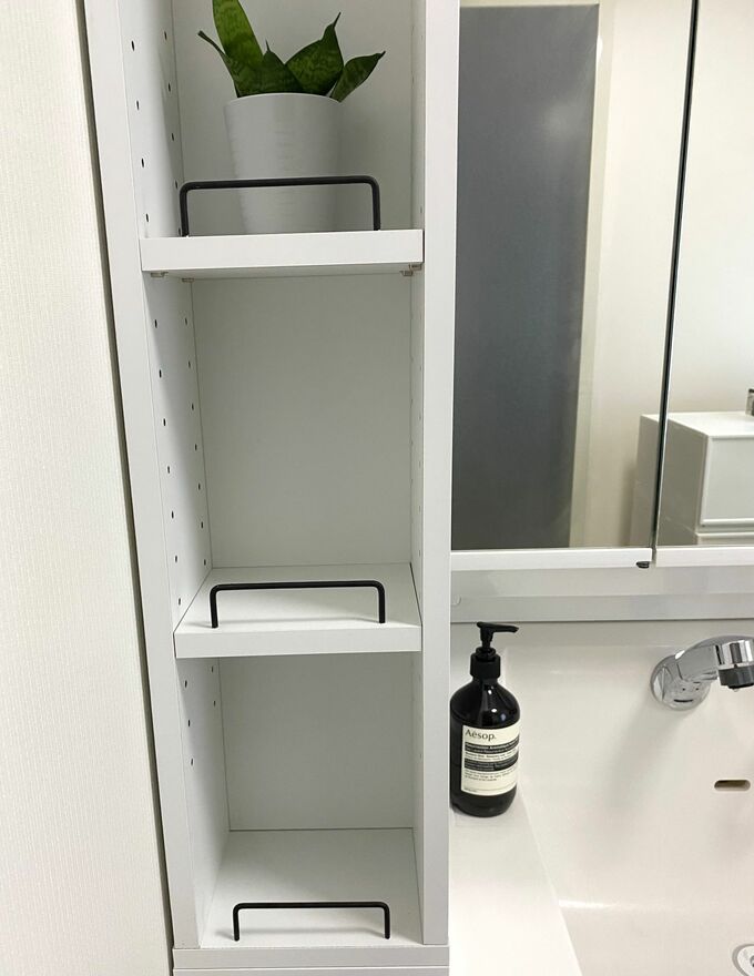 棚を正面から見た様子