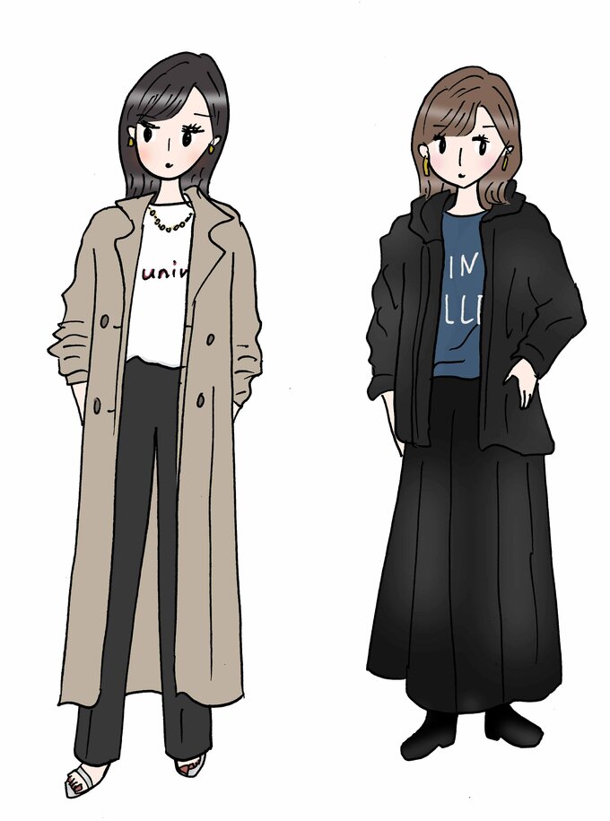 コーデイラスト