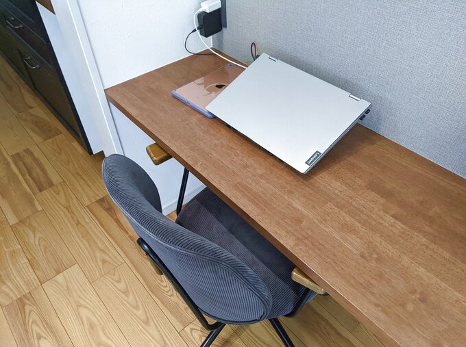 リビングにあるワークスペース