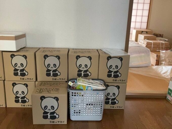 引っ越しの様子