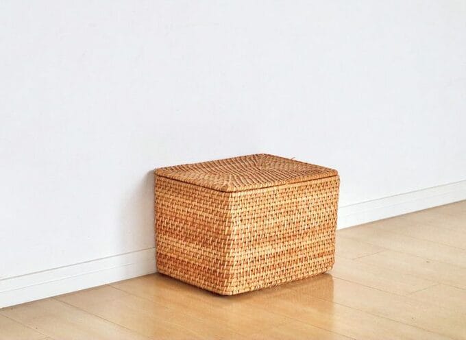 フタつきバスケット