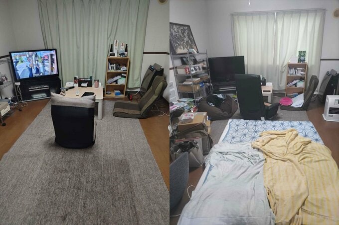右:アフター、左:ビフォー