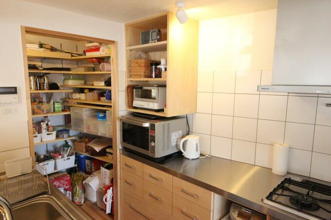 約1.4畳サイズのパントリー