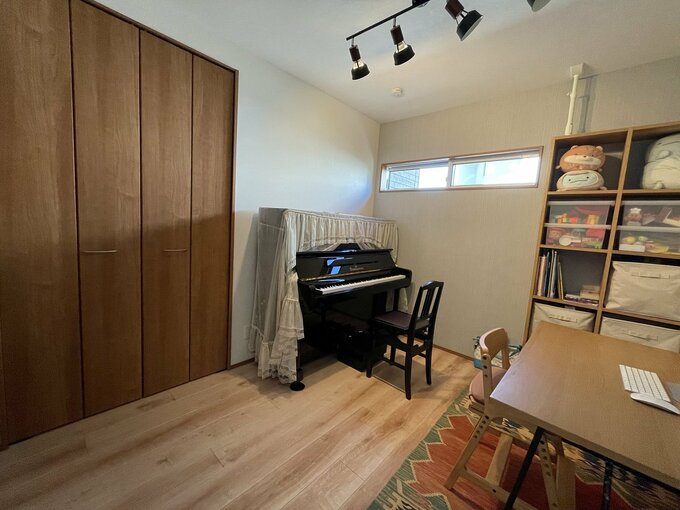 ピアノを置く部屋