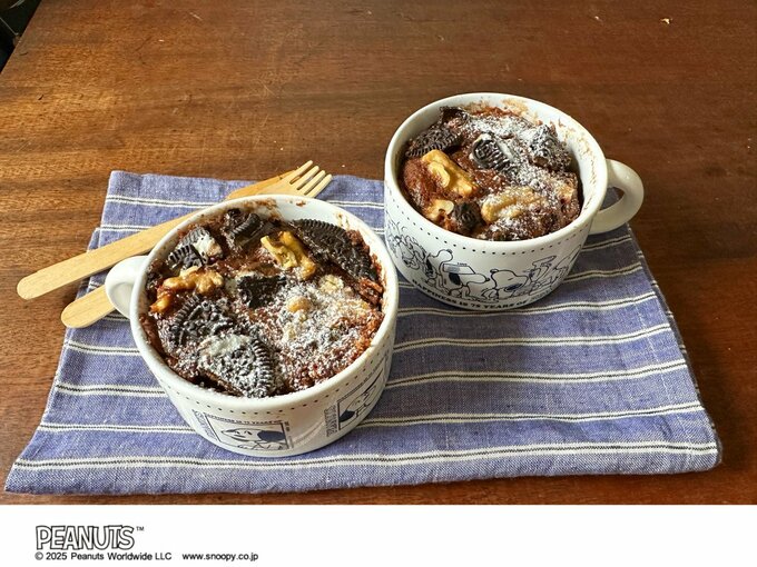 レンジで簡単! 濃厚チョコブラウニー