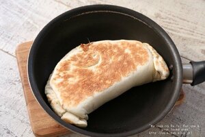 弱火で片面5分ずつ焼いたらできあがり