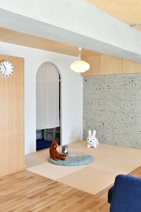 リビングの一角にある畳スペース