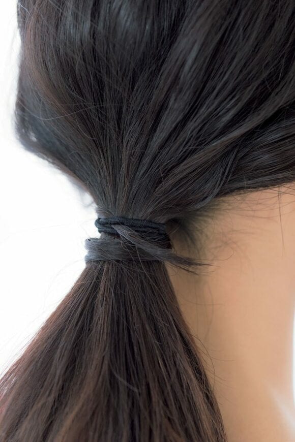 結び目のアップの様子