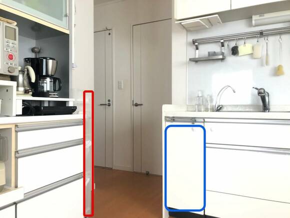 食品ストッカーをゴミ箱として利用