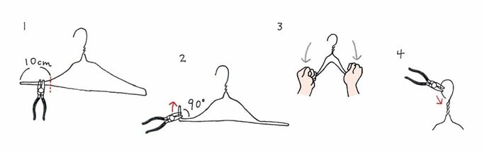 壁かけフックのつくり方