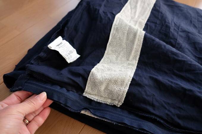 裏返しのシーツ