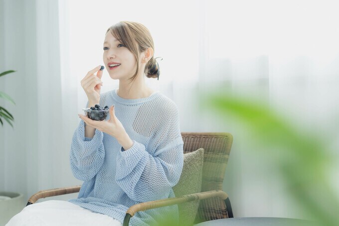 後藤真希さん ブルーベリー