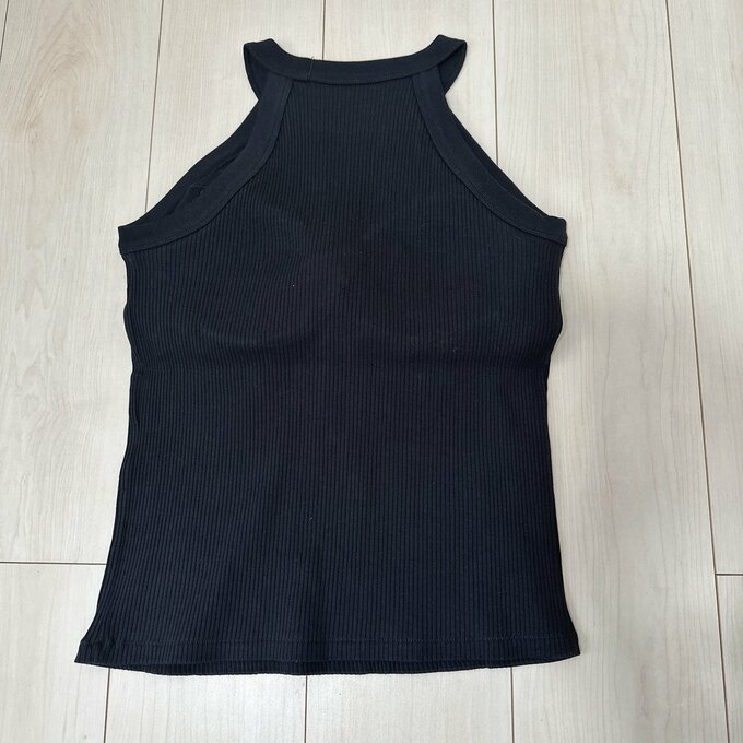 ホルターネックブラ黒2