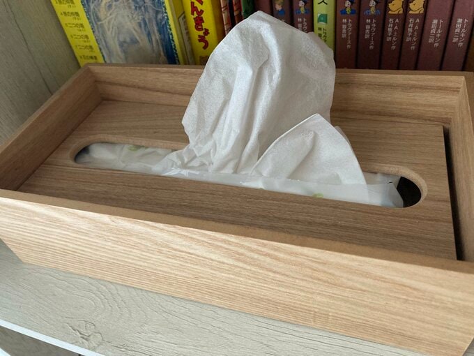 木製ティシューボックス