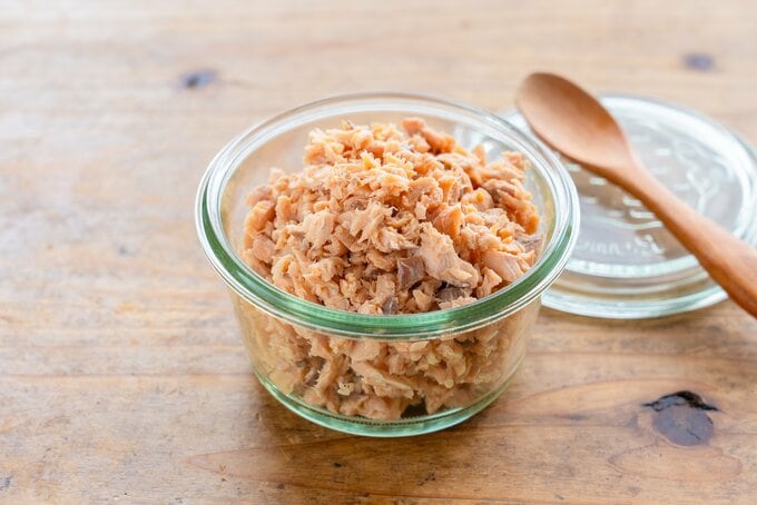 レンジでつくる鮭フレーク