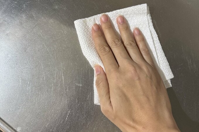 【最後にコンロまわりやシンク台の掃除の写真】