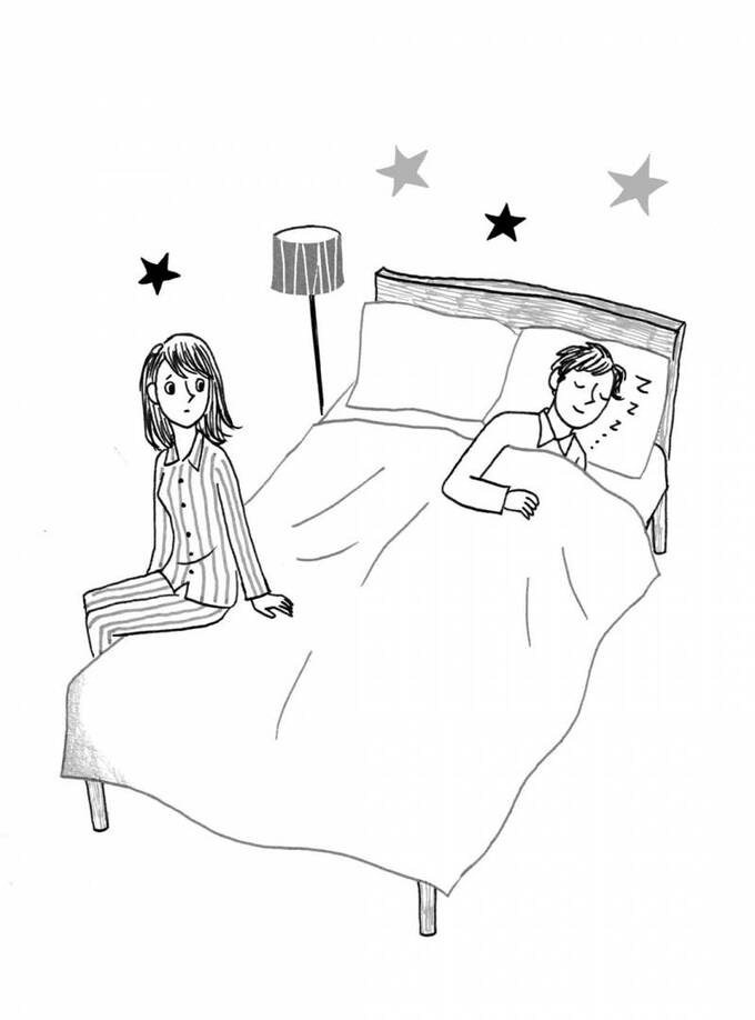 イラスト就寝時間