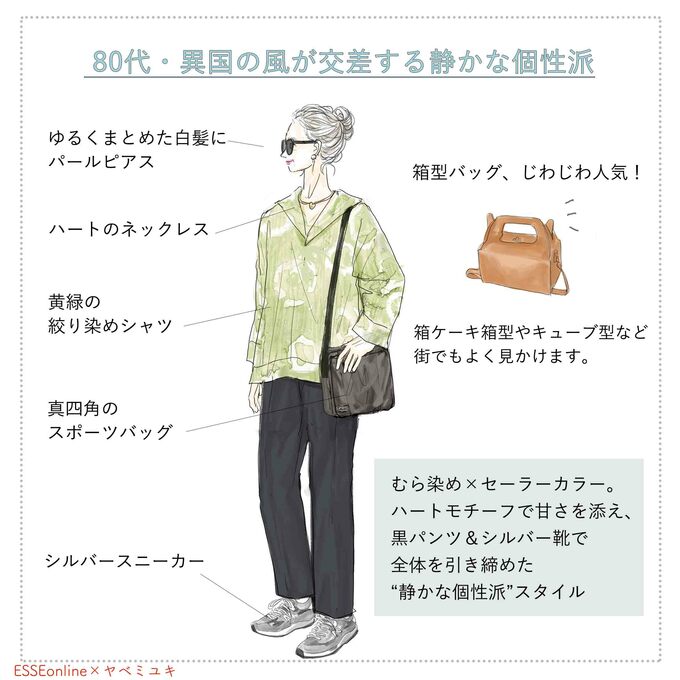 東京おしゃれ図鑑　80代マダム
