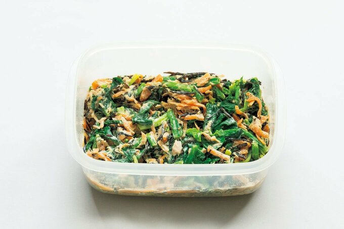 ホウレンソウニンジンヒジキなど