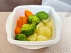 せいろいらずで温野菜が完成。ダイソー110円「電子レンジ調理器」がもう手放せない