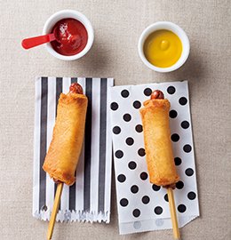 人気のスナックが食パンで簡単につくれちゃう＜アメリカンドッグ風＞