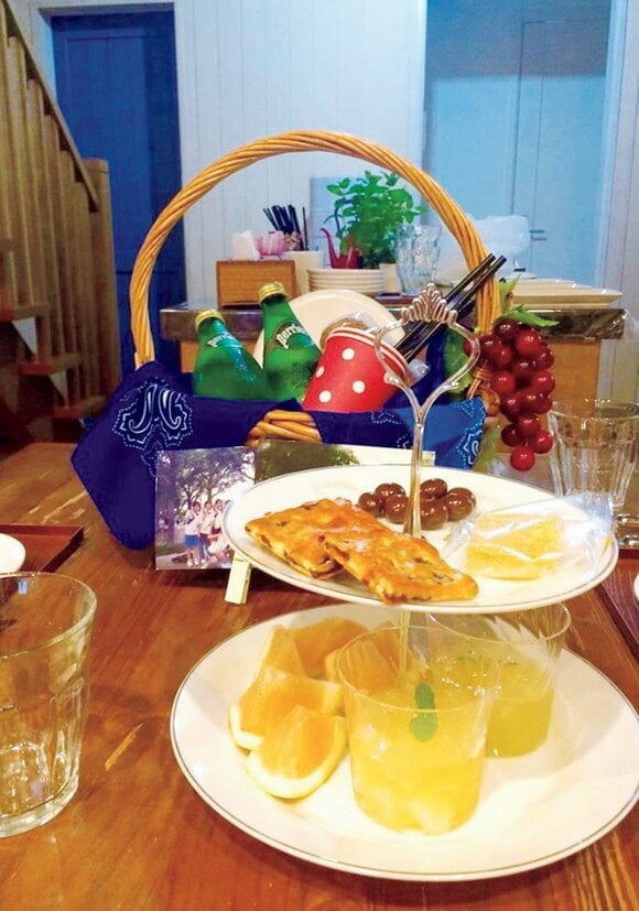 2段ケーキトレー