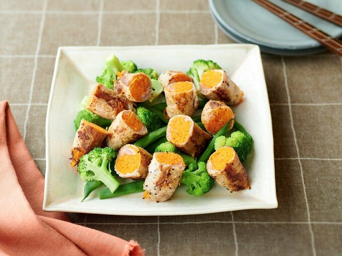 キャロットラぺの肉巻き