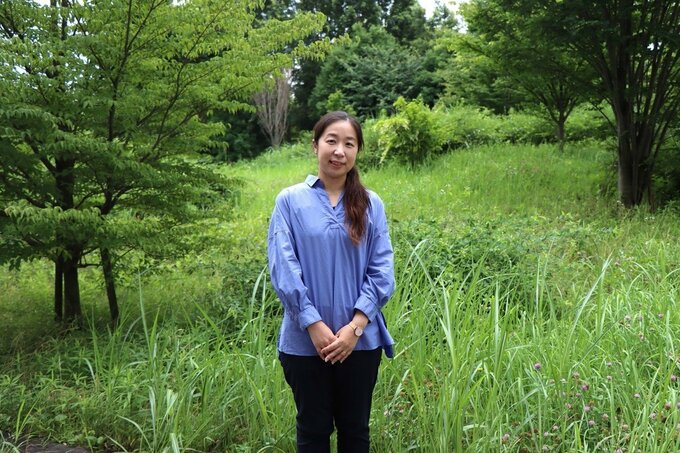 出発前の白野亜実さん