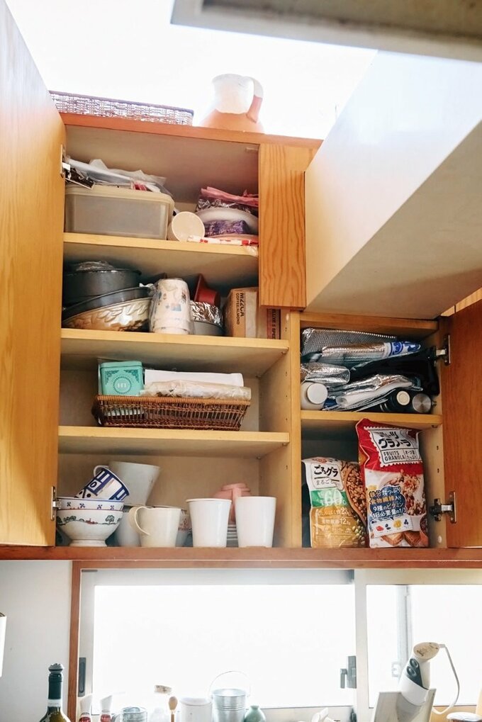 田中さんキッチン棚