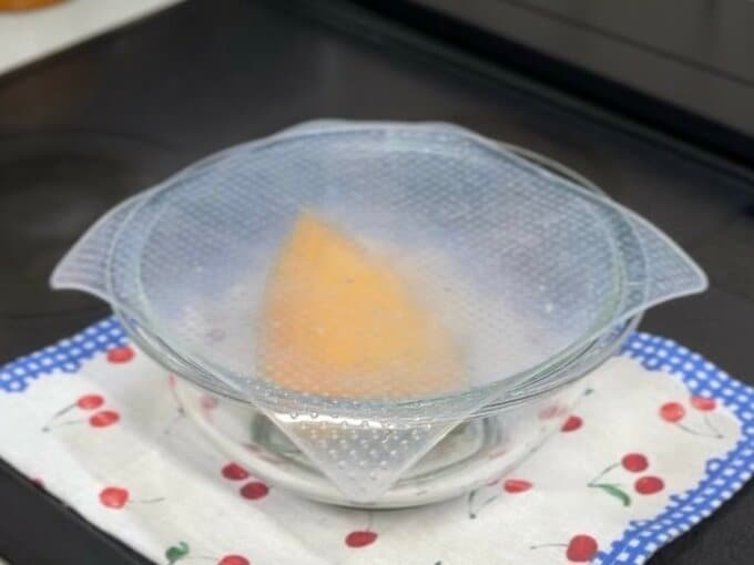 カボチャをレンチン