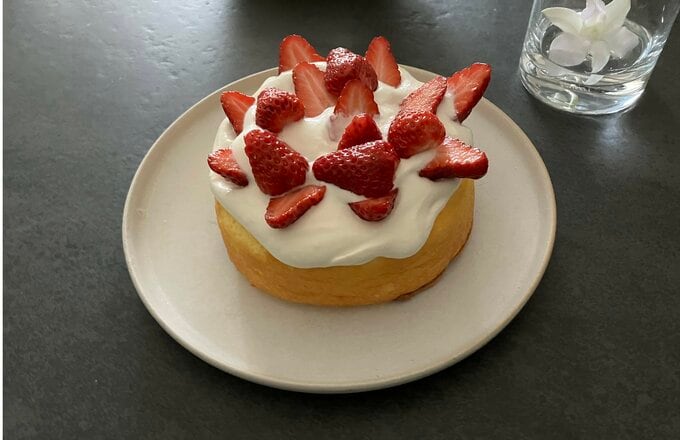 盛り付けた様子