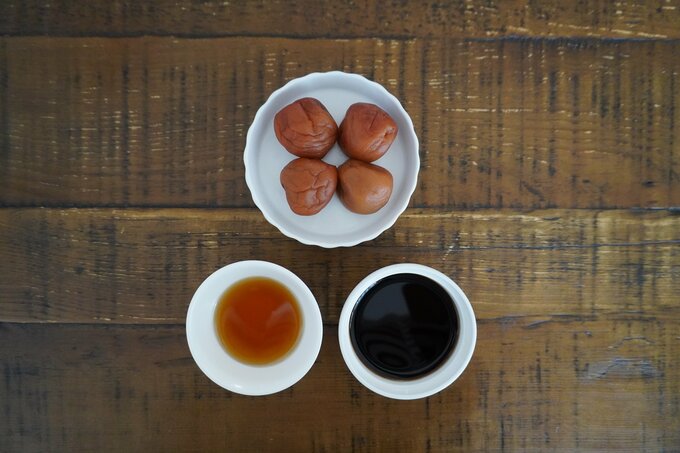 梅ダレの材料は3つ