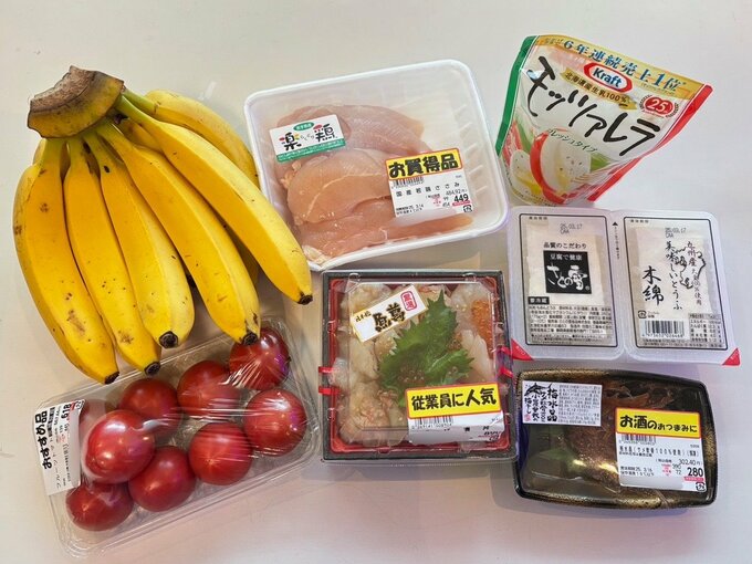 写真:ロピアで買ったもの一覧