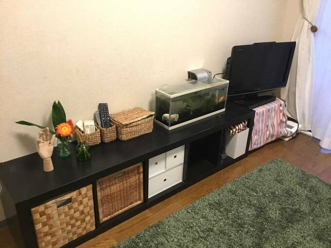 ごちゃごちゃが見えずすっきり