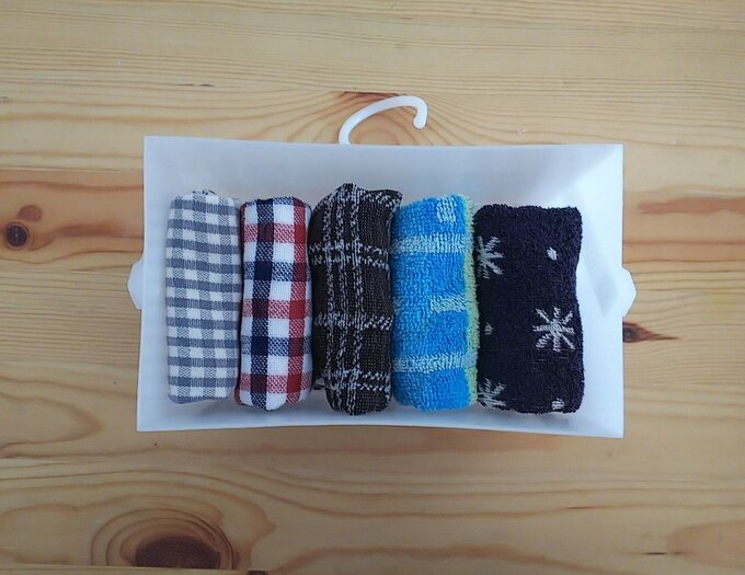 靴下やハンカチの収納にも