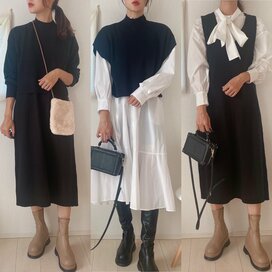 アラフォーが着まわすGUの「マルチウェイ」ワンピースとニット。倍以上の価値あり！