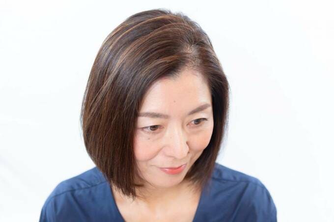 白髪が目立たなくなった根元