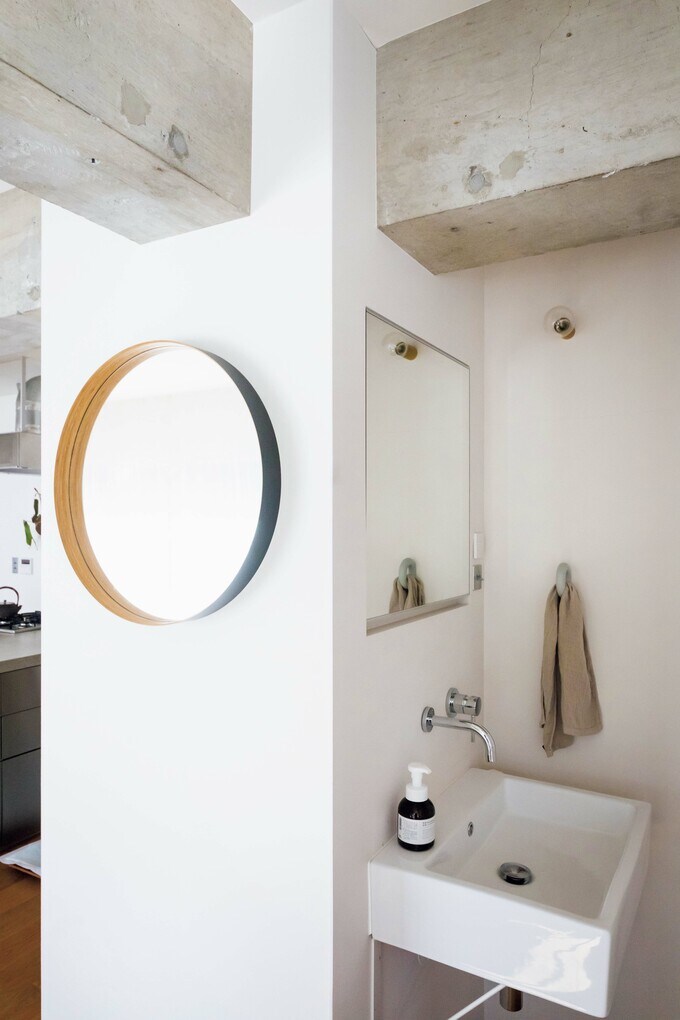 最小限の洗面スペース