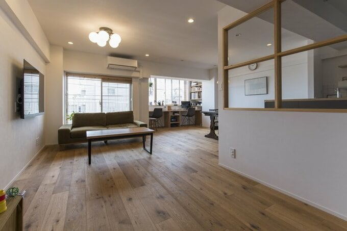 リビングと一体になった開放的なプレイスペース