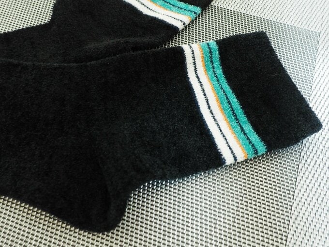 シェニール レトロボーダー柄