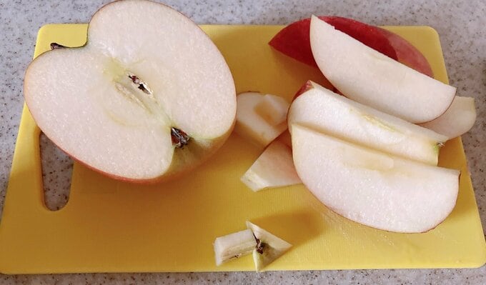リンゴ切り方