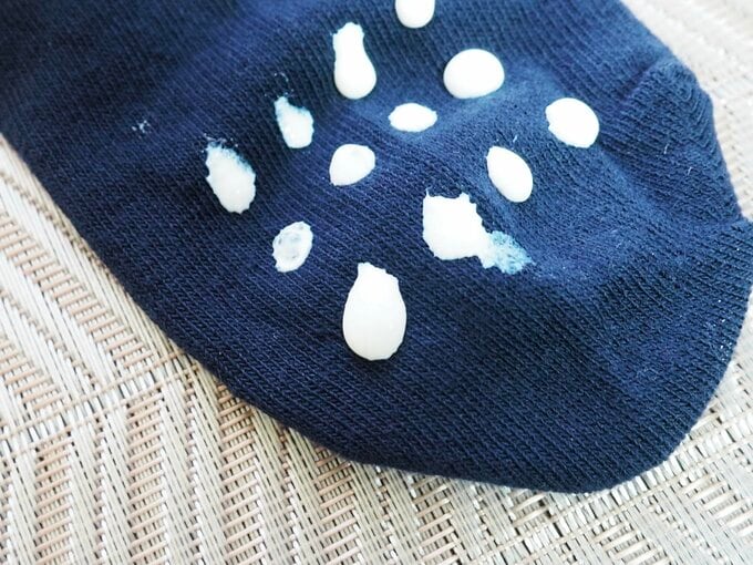 1回目は少々いびつな模様に