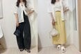 体形カバーもおしゃれ見えも！40代、「GUのメンズシャツ」コーデ4つ。1990円で最高のシルエット