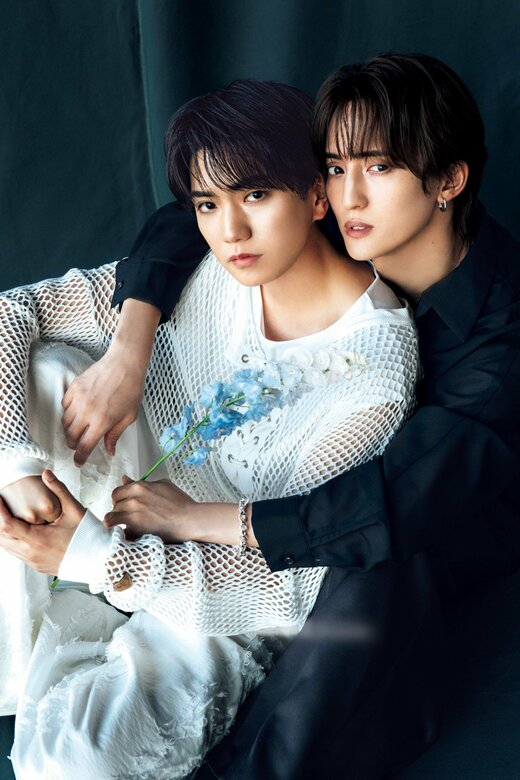 男と花