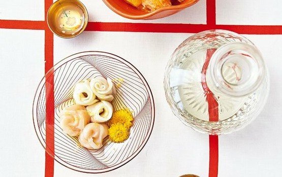 ホタテとカブのマリネ