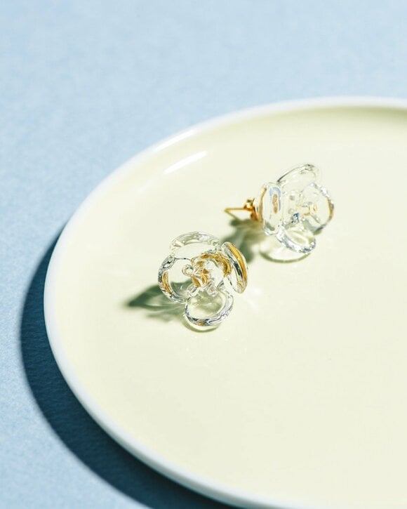 ガラスのピアス