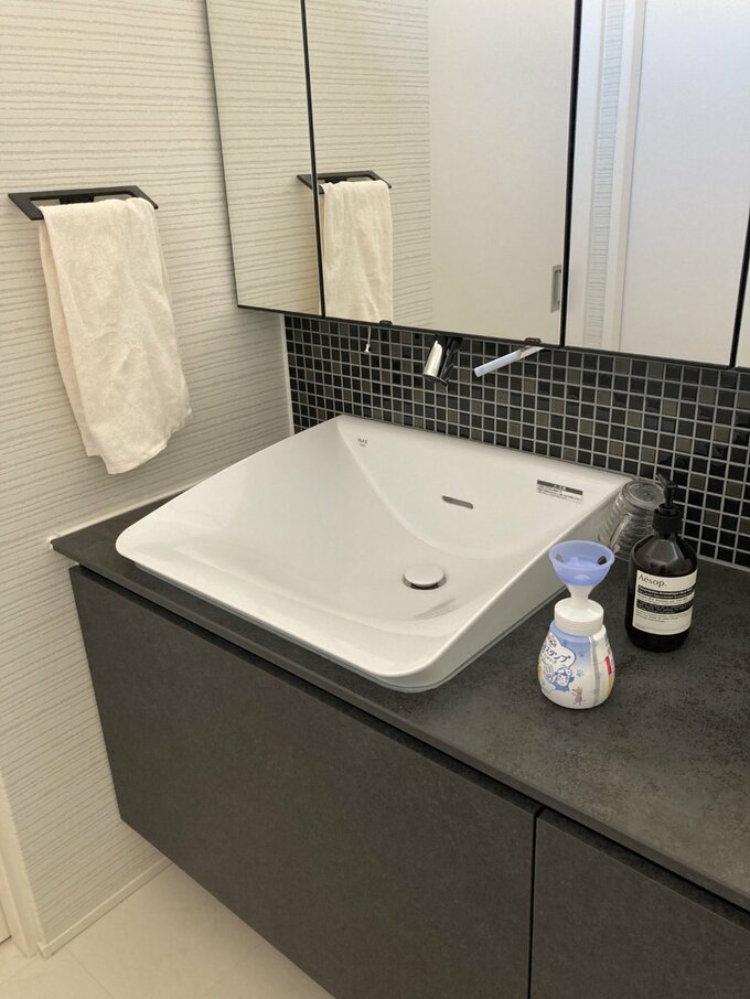 洗面周りの様子