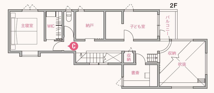 2階間取り図