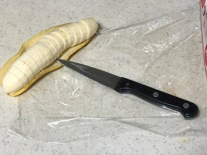 バナナ輪切り