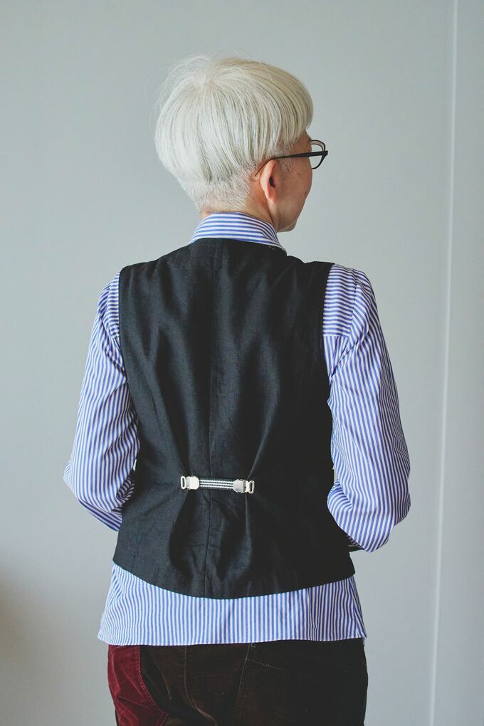 アームクリップをベストにつけてみました